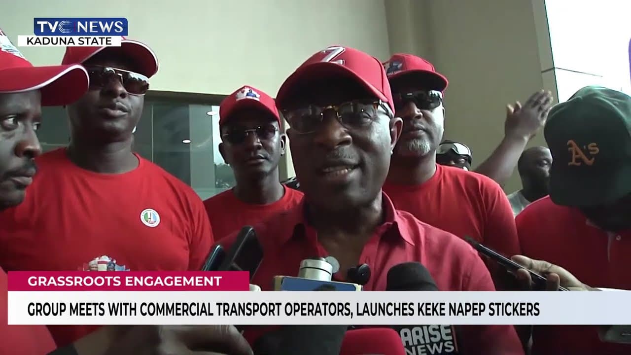 Group Launches Keke NAPEP Stickers For Transport Operators In Kaduna