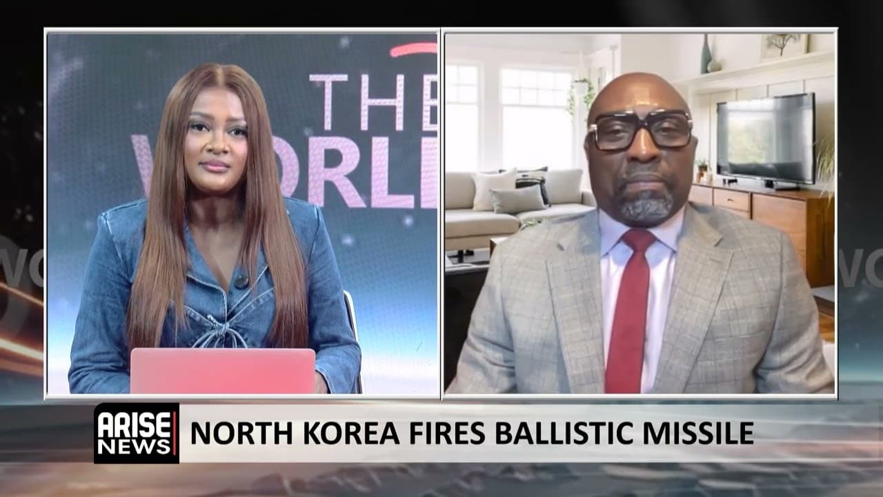 North Korea Fires Ballistic Missile - Odunze