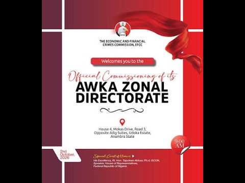 LIVE [AWKA]: OFFICIAL COMMISSIONING OF EFCC  AWKA'S ZONAL DIRECTORATE