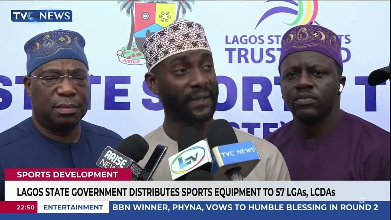 Lagos State Government Distributes Sports Equipment To 57 LGAs, LCDAs