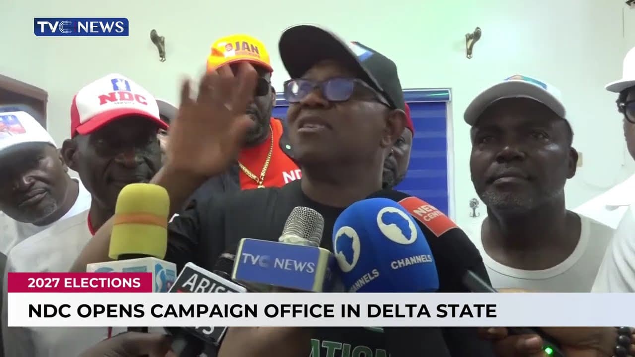 Peter Obi Opens NDC Campaign Office in Delta