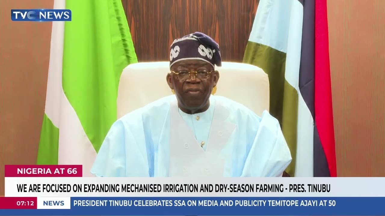 Nigeria At 66: Our Priority Now Is to Bring Down Cost of Living — Pres. Tinubu