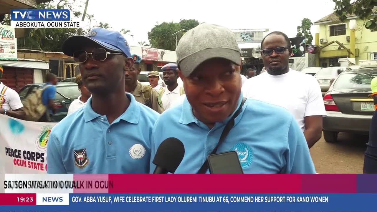 Int'l Peace Day: SPSP, NSCDC, Others Embark On Awareness, Sensitisation Walk in Ogun