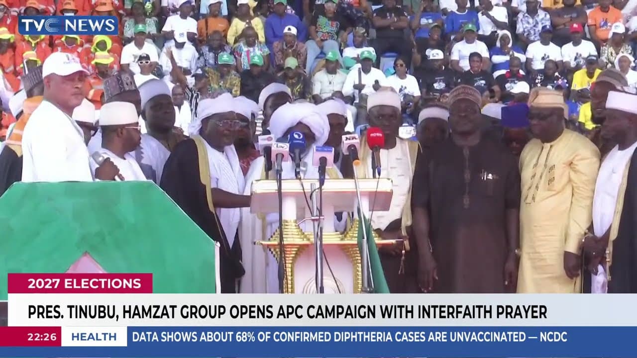 Pres Tinubu, Hamzat Group Opens APC Campaign With Interfaith Prayer In Lagos