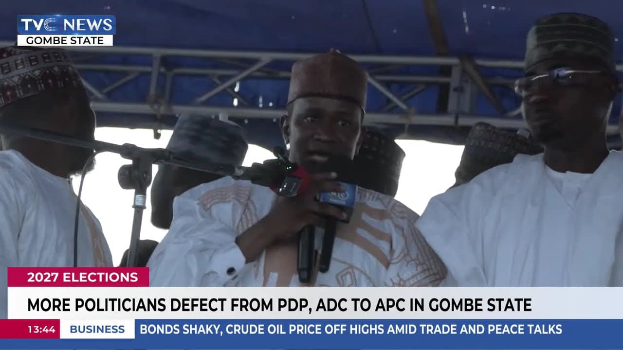 More Politicians Defect From PDP, ADC To APC In Gombe State