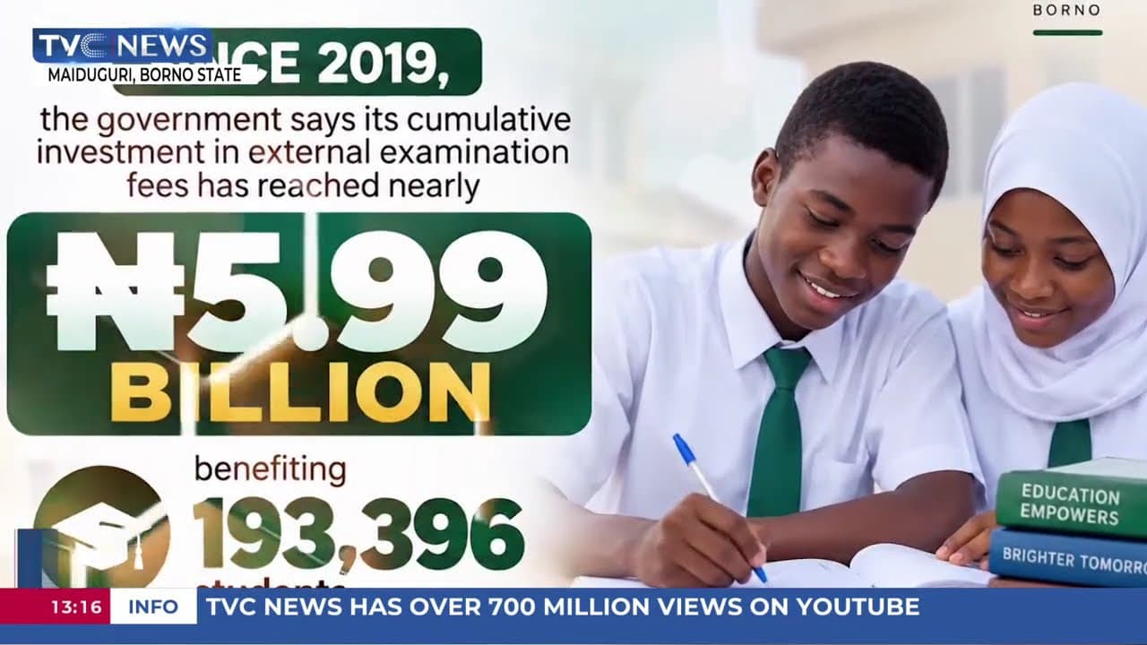 Borno Government Pays N622M SSCE Fees For 27,599 Students
