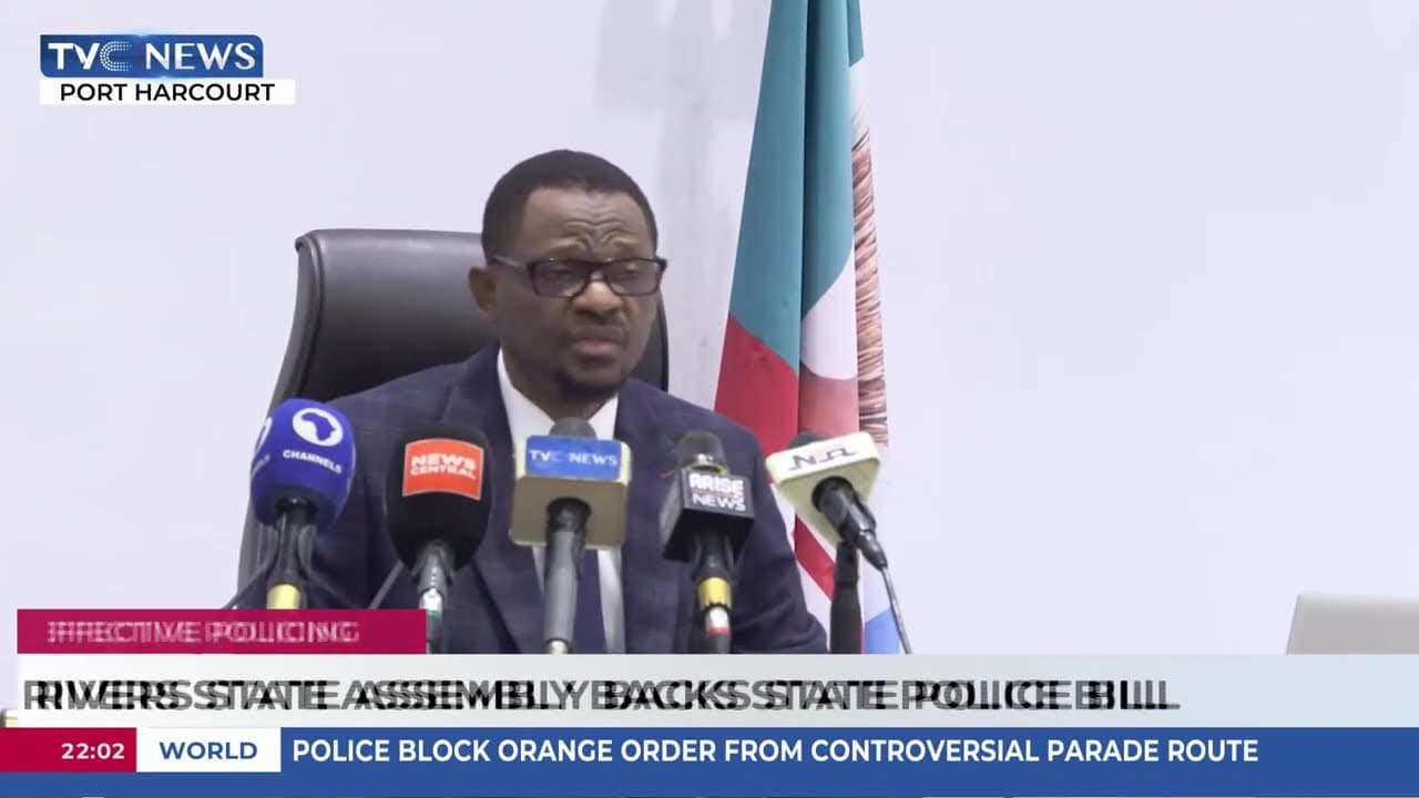 Why We Endorsed Establishment Of State Police Bill - Rivers Assembly Speaker