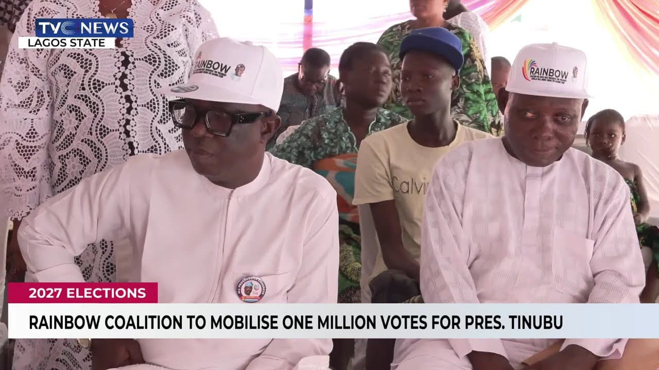 Rainbow Coalition To Mobilise One Million Vote For Pres. Tinubu
