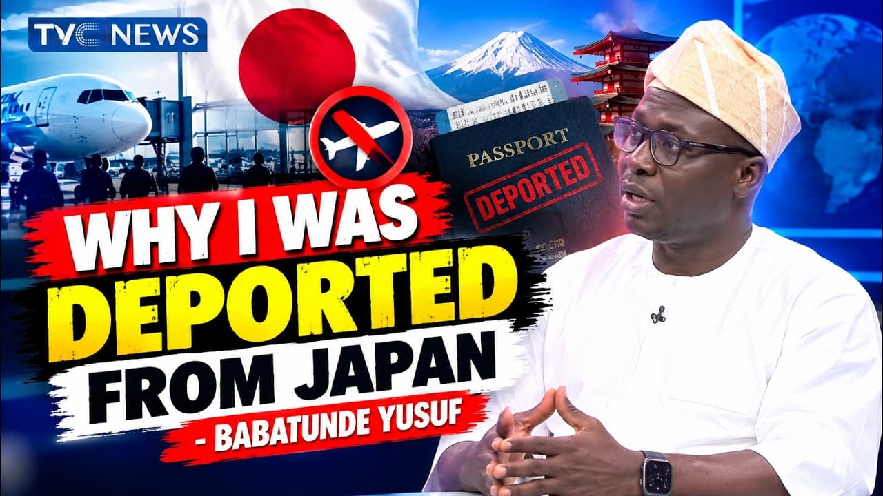 Why I Was Deported From Japan — Babatunde Yusuf Opens Up About His Diaspora Journey