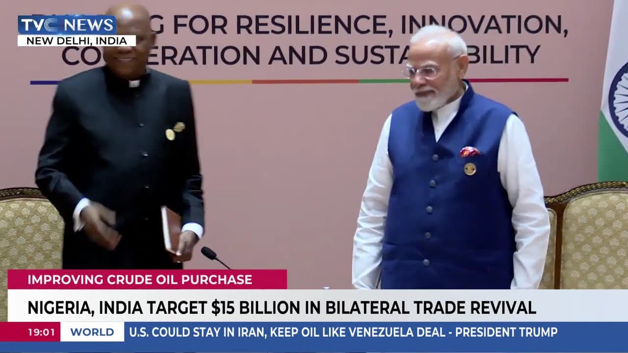 Nigeria, India Target $15 Billion in Bilateral Trade Revival