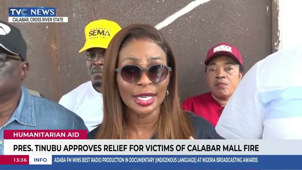 Pres. Tinubu Approves Relief For Victims Of Calabar Mall Fire