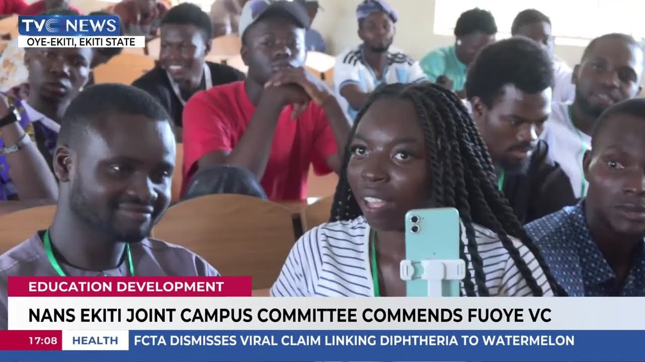 NANS Ekiti Joint Campus Committee Commends FUOYE VC