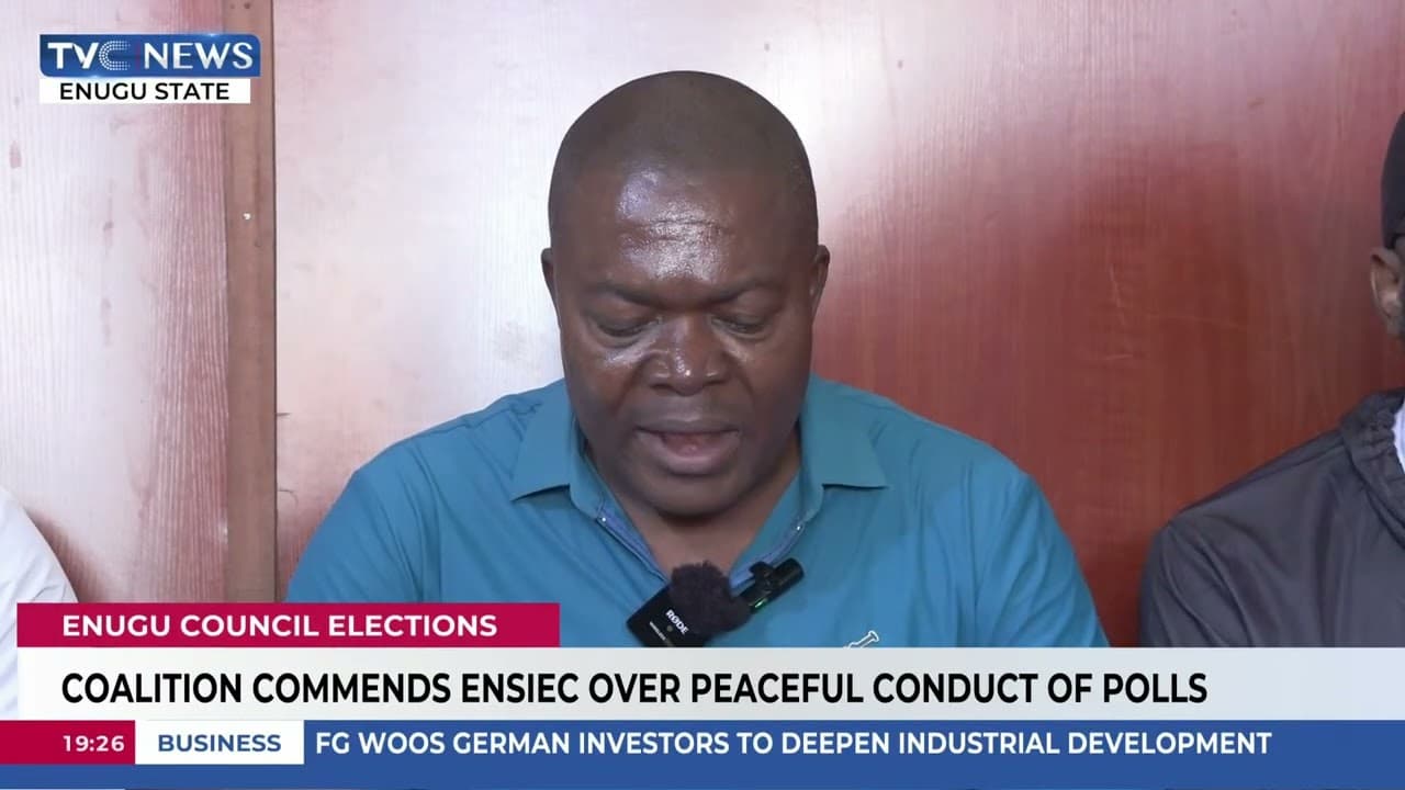 Coalition Commends ENSIEC Over Peaceful Conduct Of Enugu LG Polls