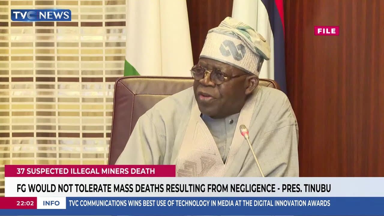 FG Would Not Tolerate Mass Deaths Resulting From Negligence - Pres Tinubu