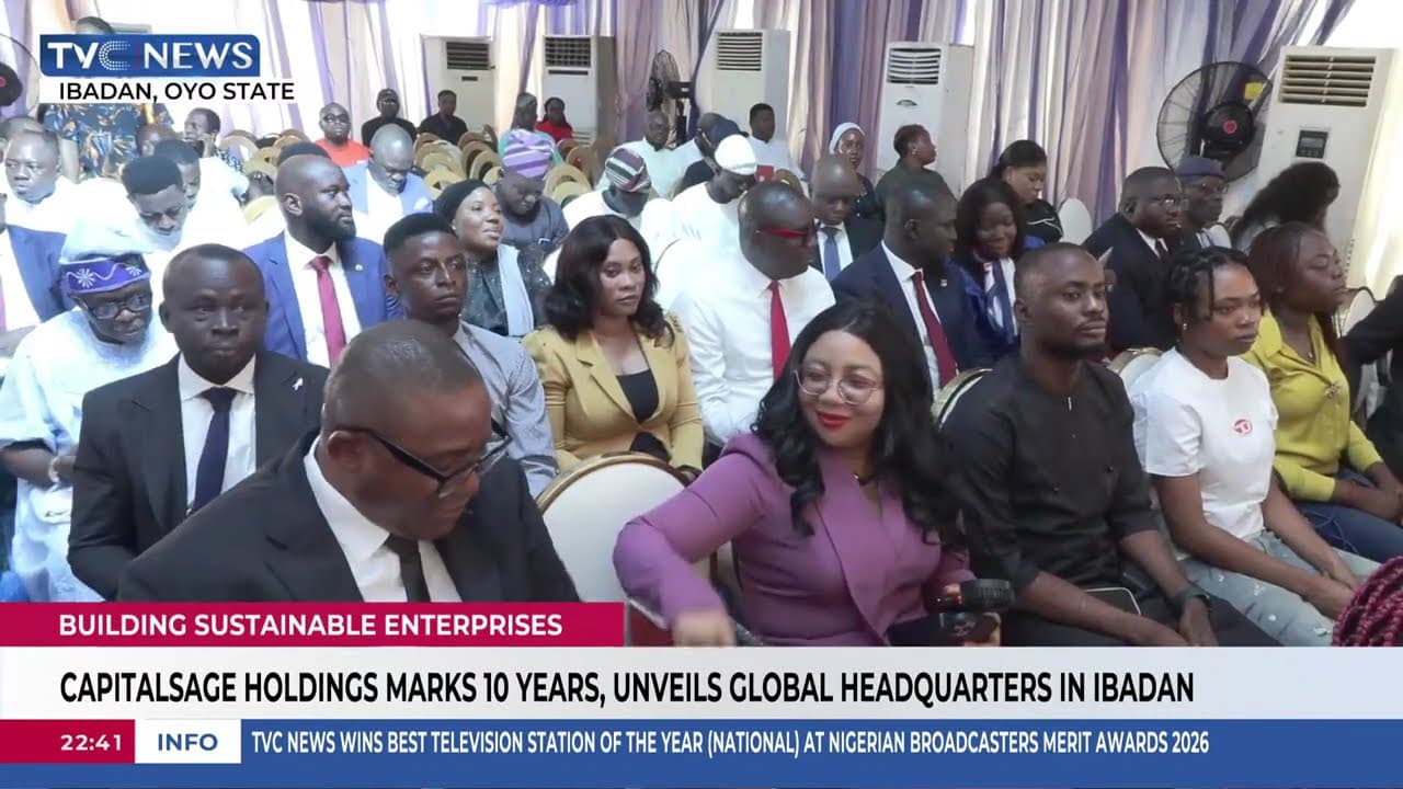 Capitalsage Holdings Marks 10 Years, Unveils Global Headquarters In Ibadan