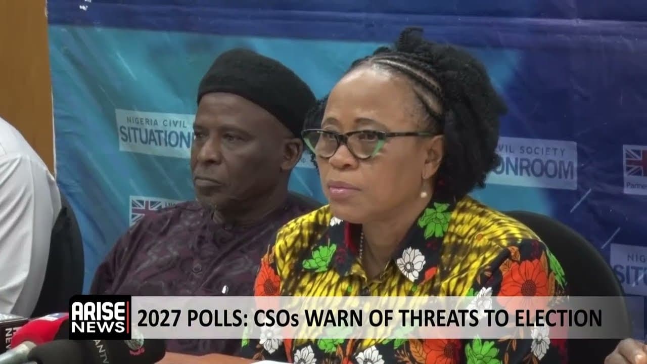 2027 POLLS CSOs WARNS OF THREATS TO ELECTION