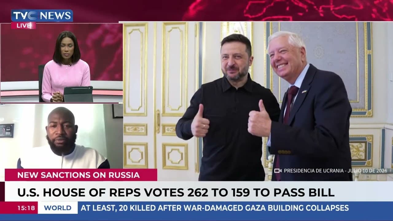U.S. House Passes Bill Seeking New Sanctions on Russia