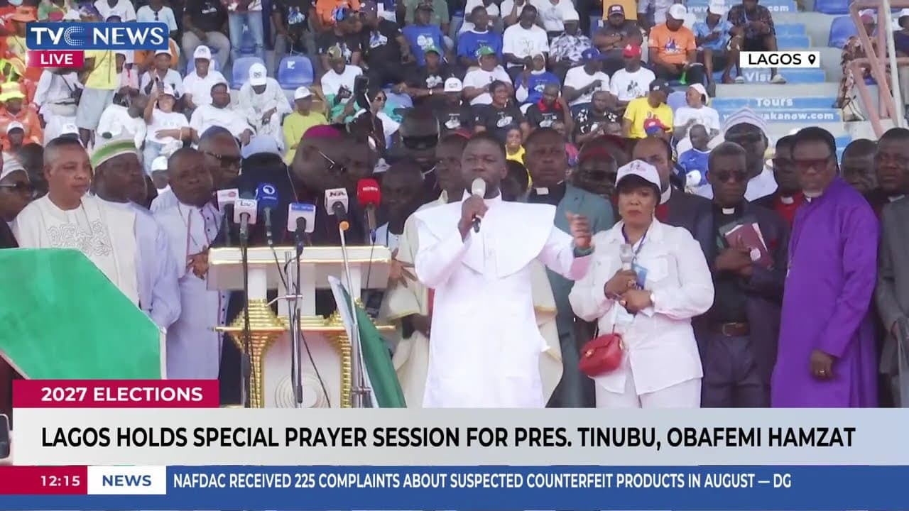 Prophet Oladele Genesis Attends Lagos Interfaith Prayer Session For Tinubu, Hamzat