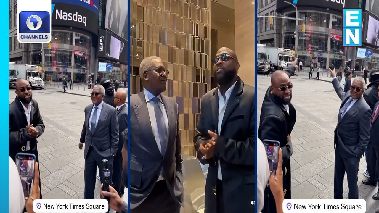 Dangote IPO: Davido, Dangote Flaunt Nigeria’s Excellence In New York
