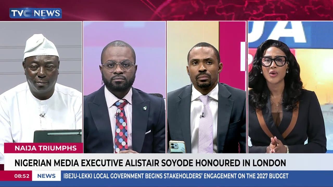 Naija Triumphs: Nigeria Media Executive Alistair Soyode Honoured In London