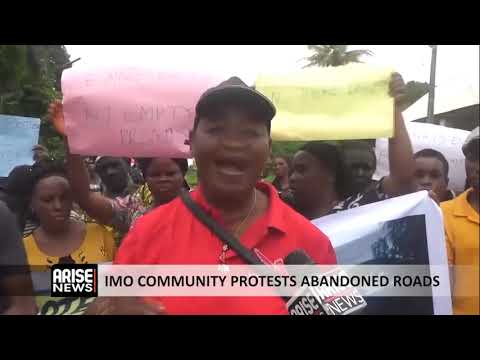 IMO COMMUNITY PROTESTS ABANDONED ROADS