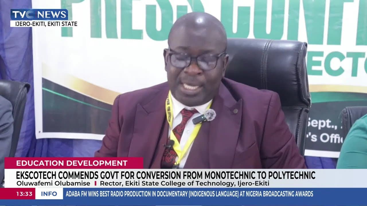 EKSCOTECH Commends Govt For Conversion From Monotechnic To Polytechnic