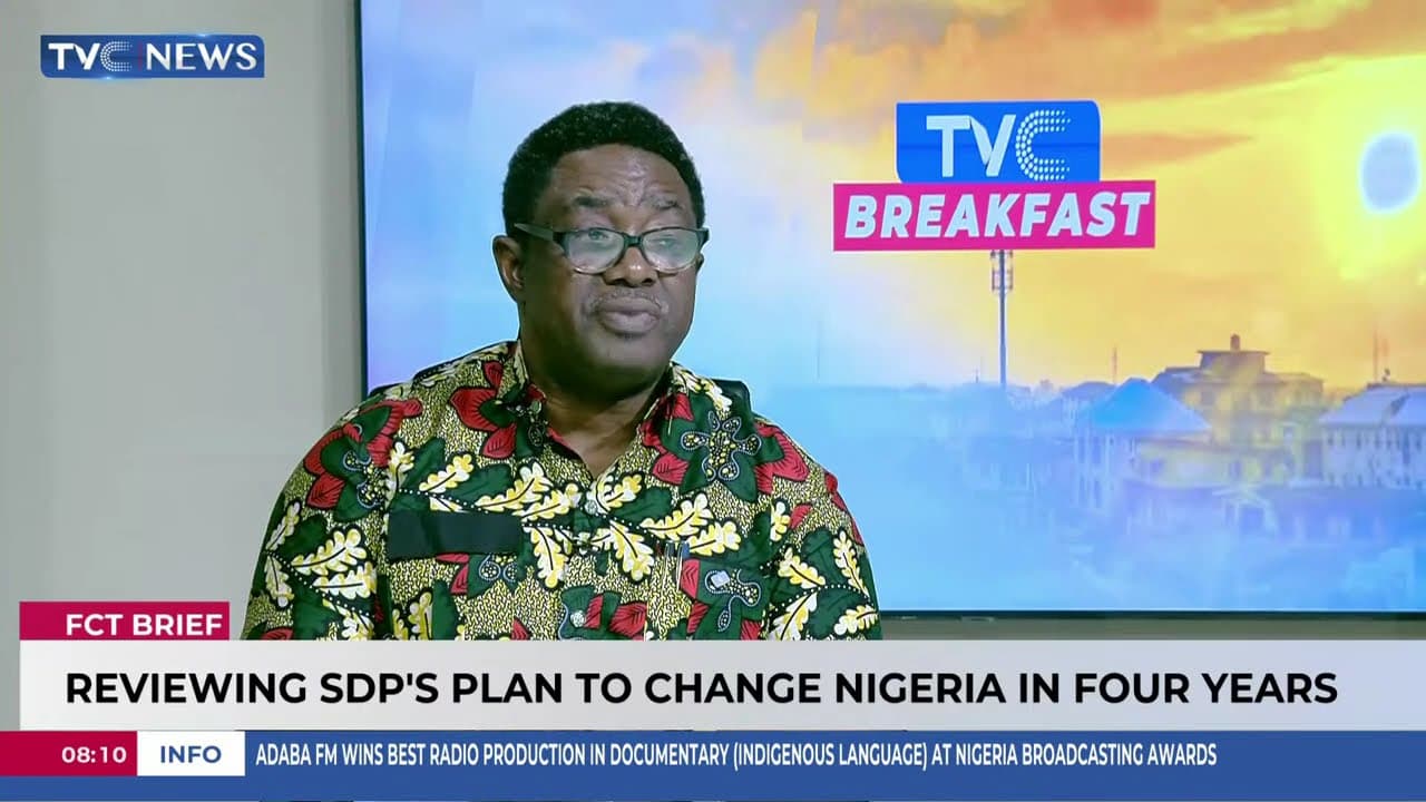 Analysing SDP's Plan To Change Nigeria In Four Years | FCT Brief