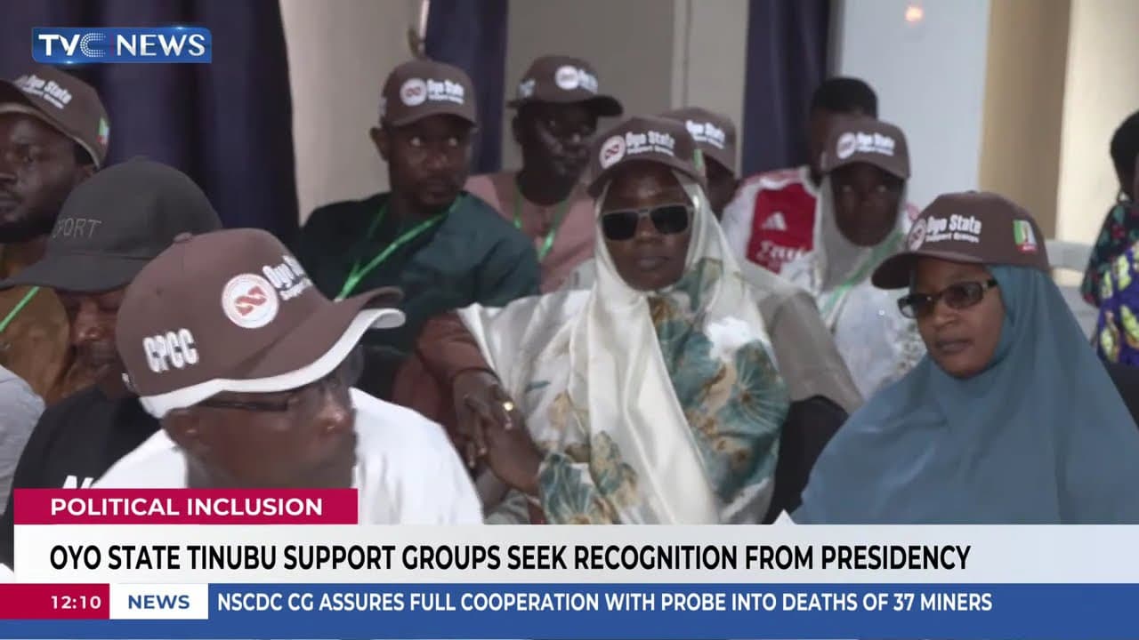 Oyo State Tinubu Support Groups Seek Recorgnition From Presidency