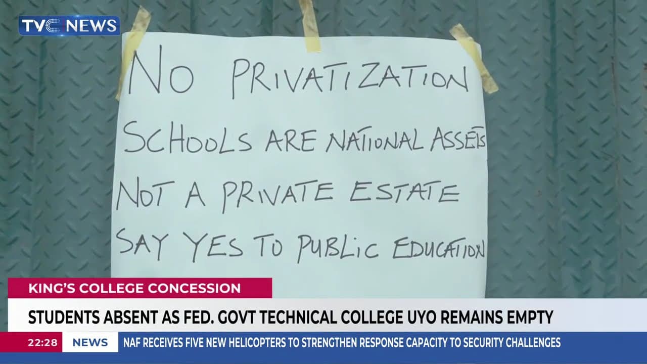Students Absents As Fed. Govt Technical College Uyo Remains Empty Amid Kings College Concession
