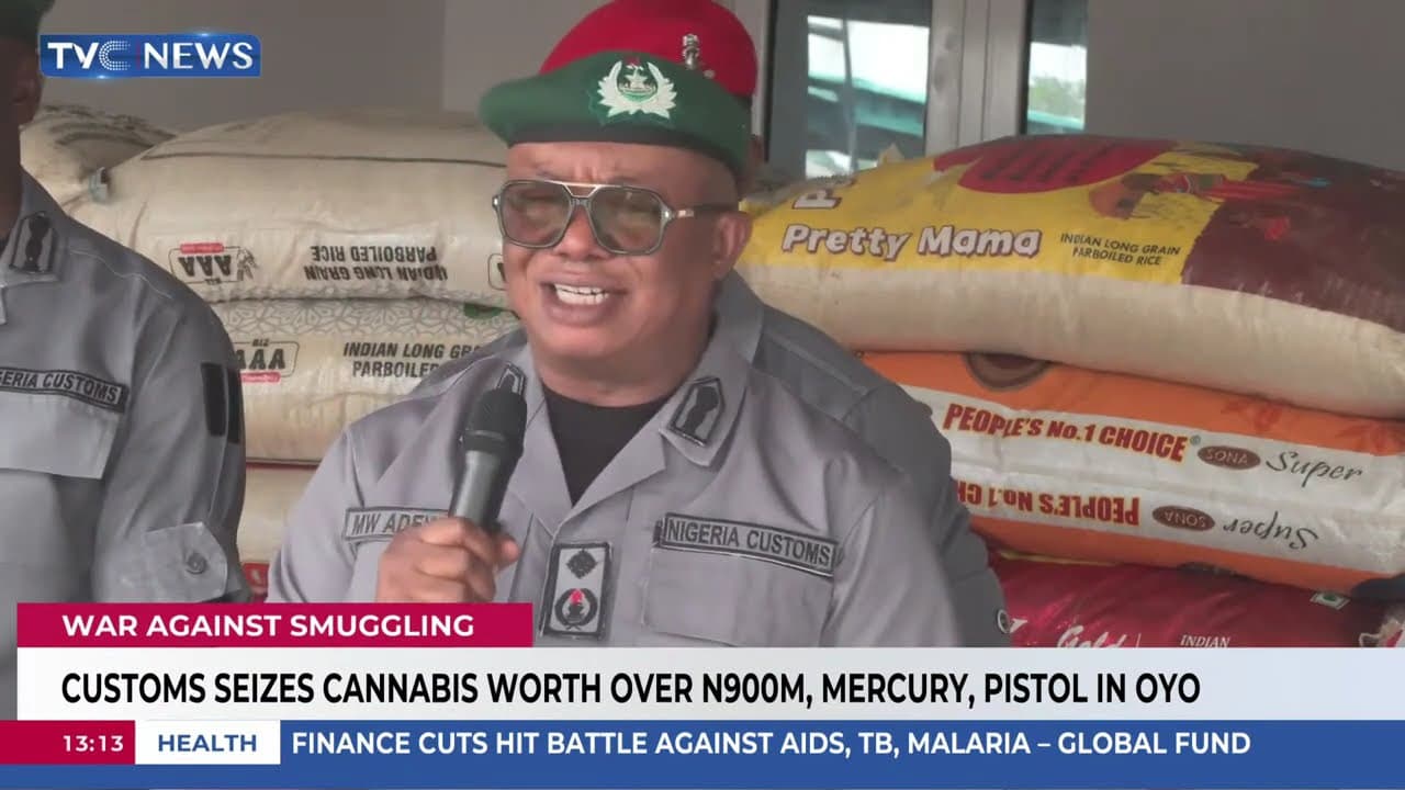 Customs Seizes Cannabis Worth Over N900m, Mercury, Pistol In Oyo