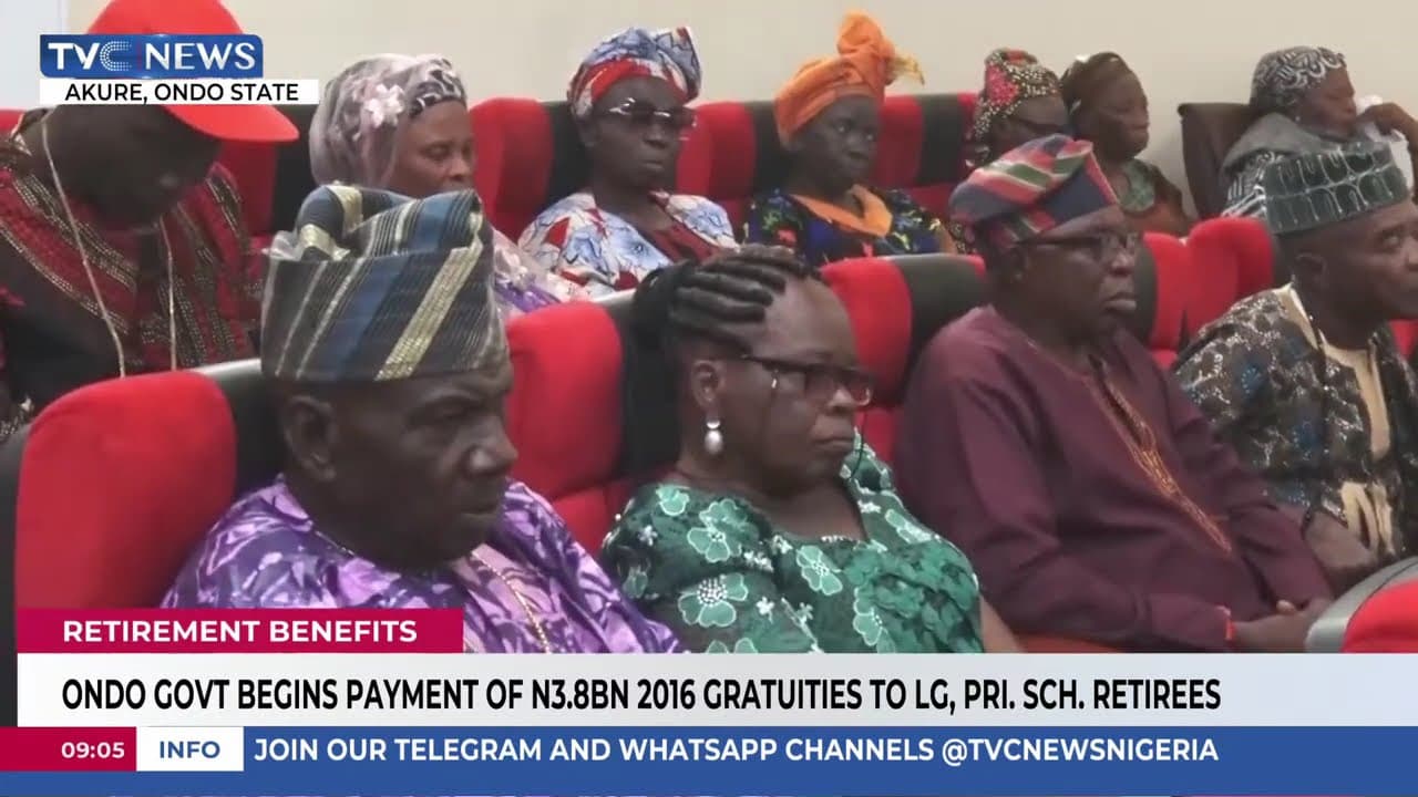 Gov Aiyedatiwa Pays N3.9bn Gratuity To 1,038 Ondo LG, Primary School Retirees
