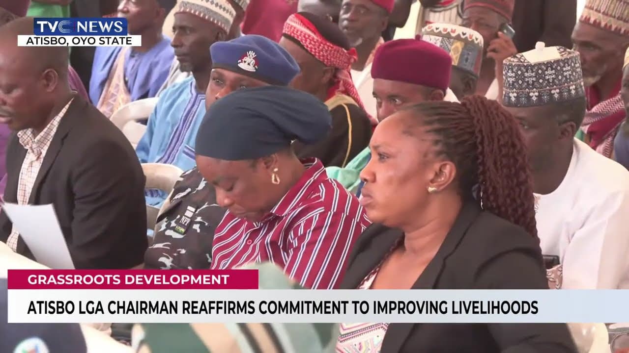 Atisbo LGA In Oyo Chairman Reaffirms Commitment To Improving Livelihoods