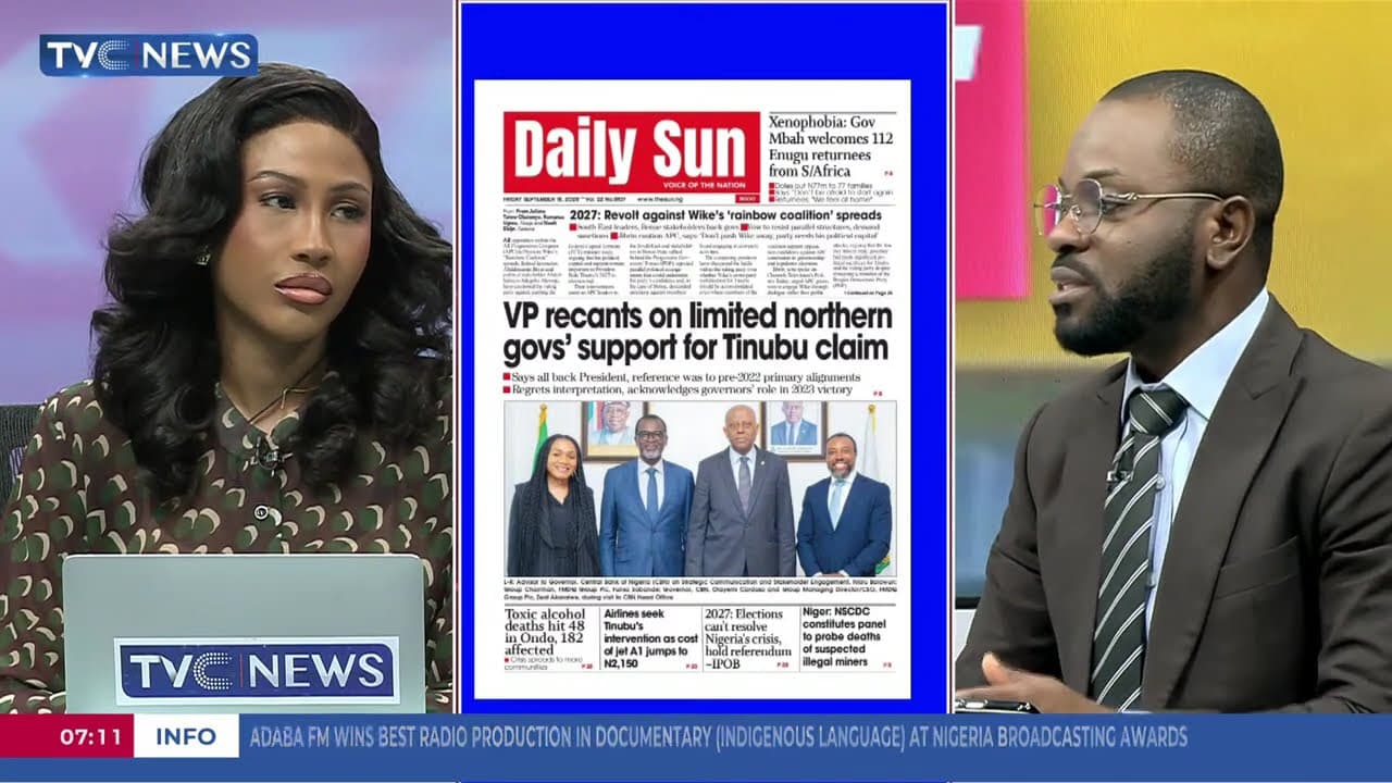 TVC Newspaper Review: APC Governors, Wike's Feud Deepens