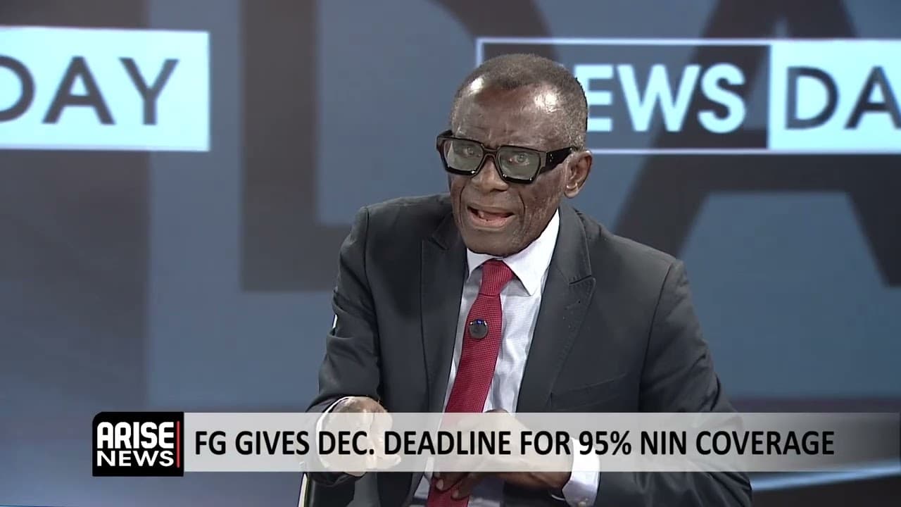 FG Gives December Deadline for 95% NIN Coverage - Dayo Sobowale