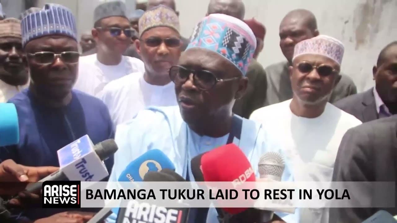 BAMANGA TUKUR LAID TO REST IN YOLA