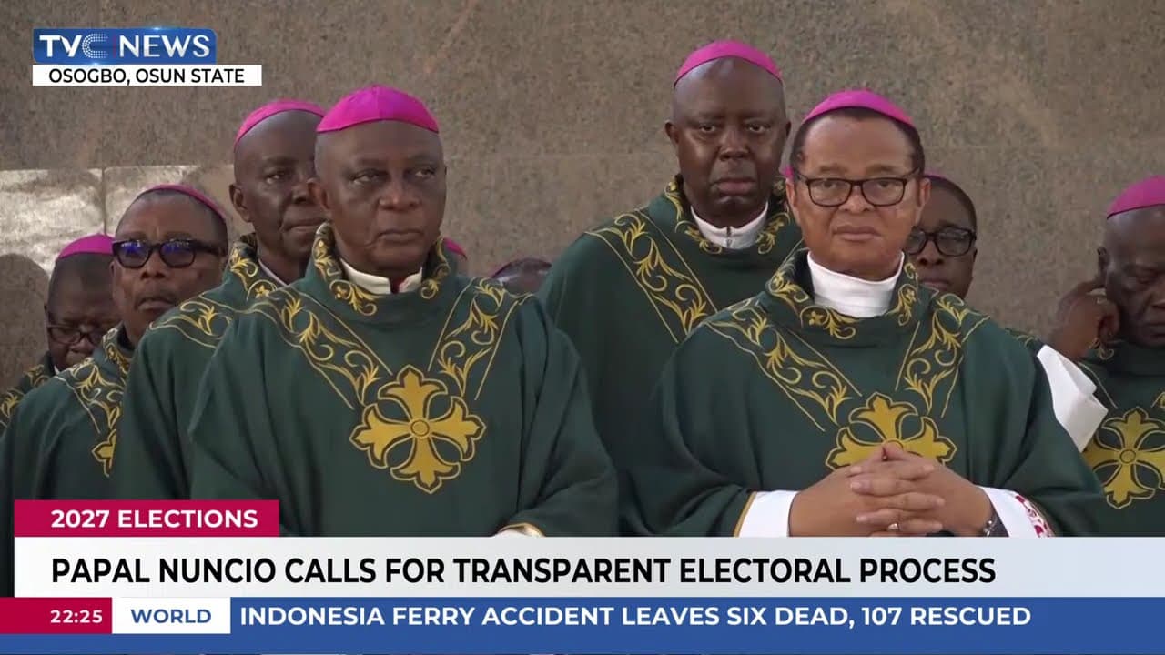 Papal Nuncio Calls for Transparent Electoral Process