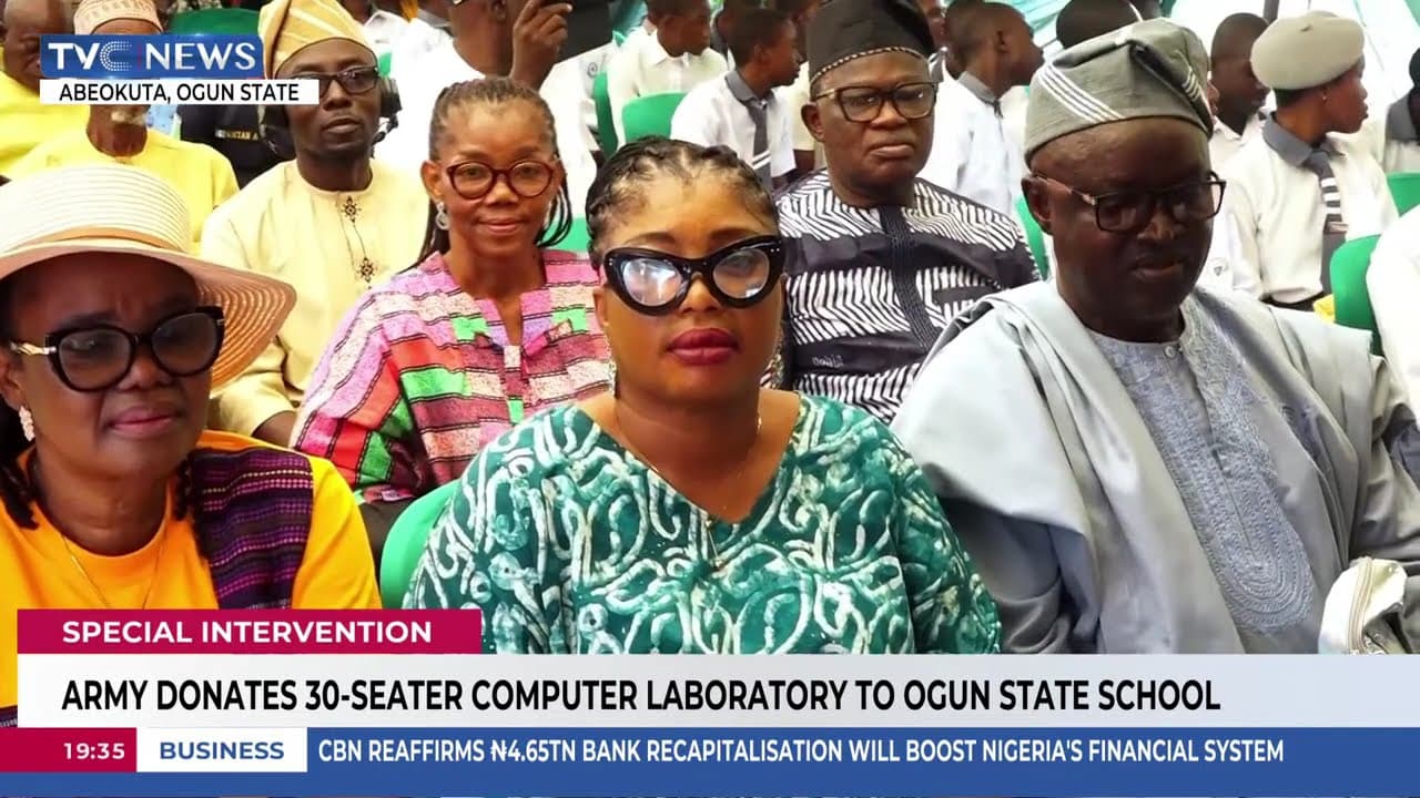 Army Donates 30-Seater Computer Laboratory To Ogun State School