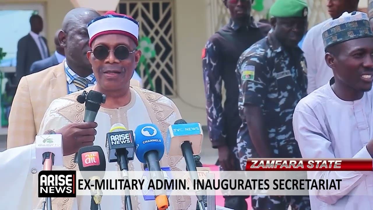 ZAMFARA STATE: EX-MILITARY ADMIN INAUGURATES SECRETARIAT