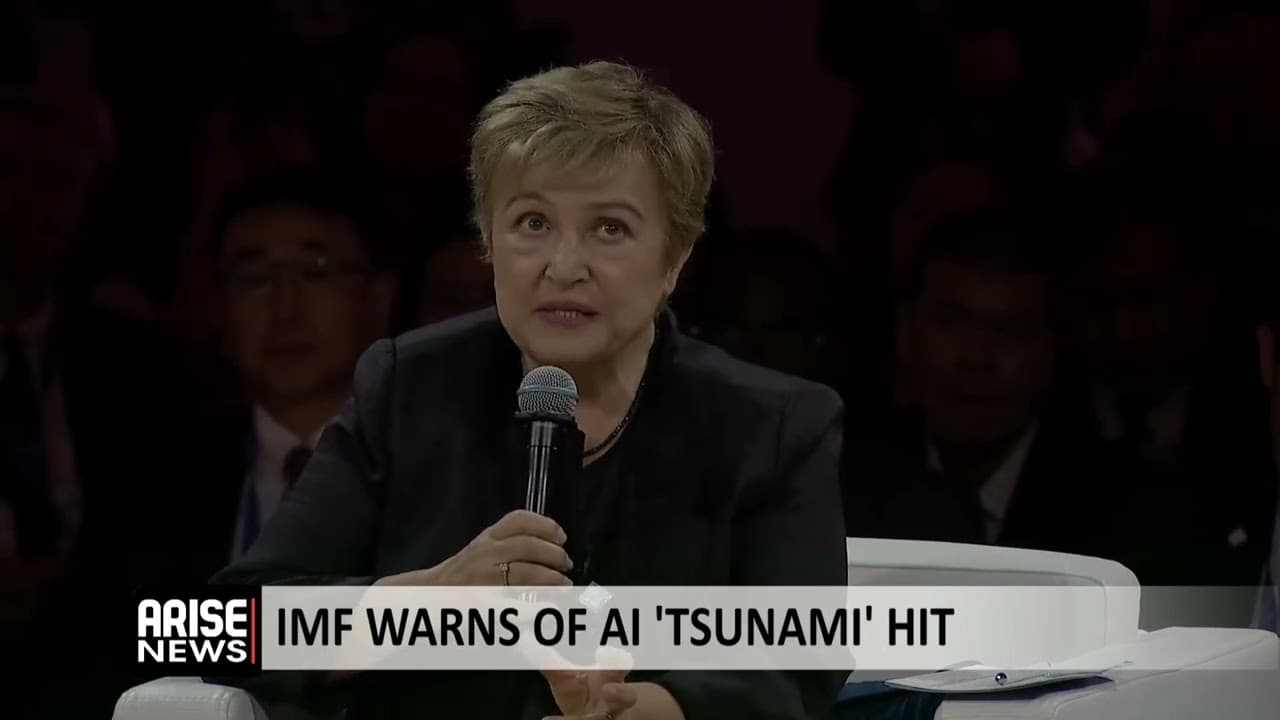 IMF WARNS OF AI 'TSUNAMI' HIT