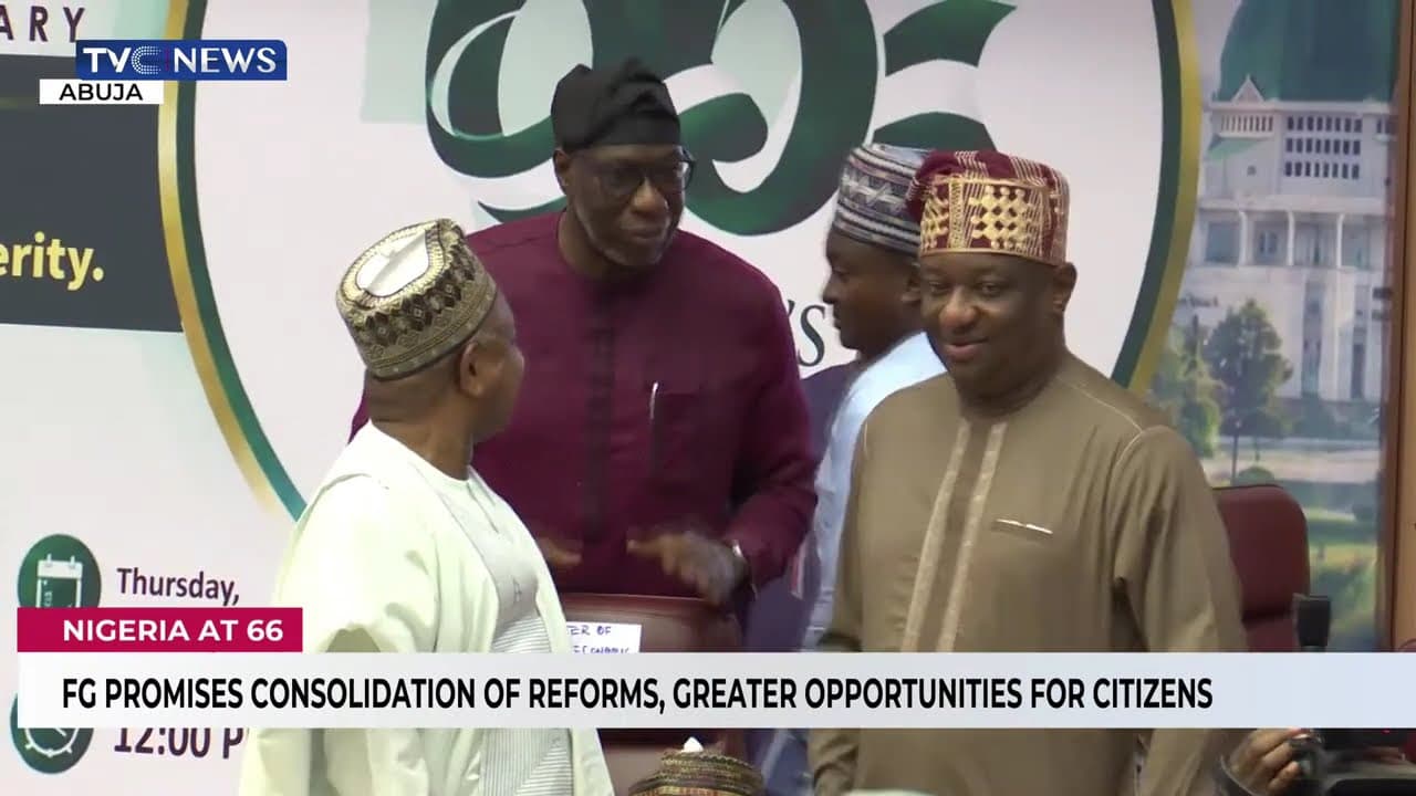 FG Promises Consolidation Of Reforms, Greater Opportunities For Citizens