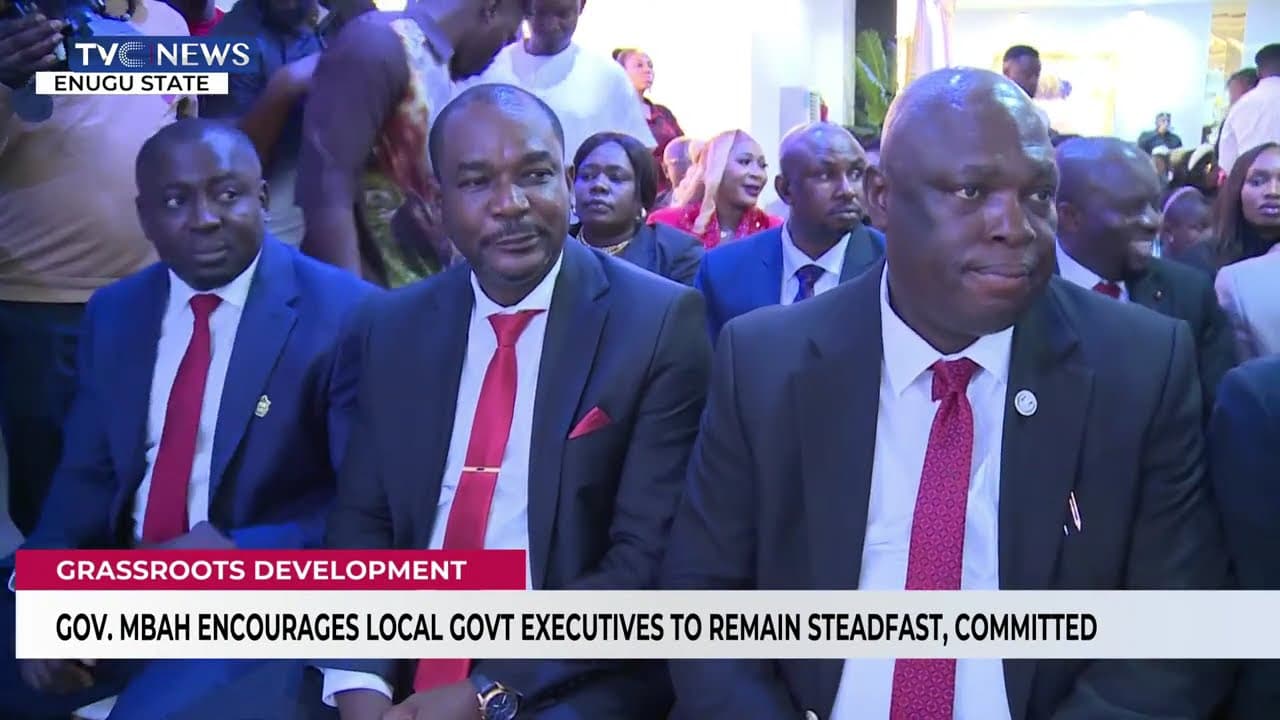 Gov. Mbah Swears In New LG Chairmen to Boost Grassroots Development