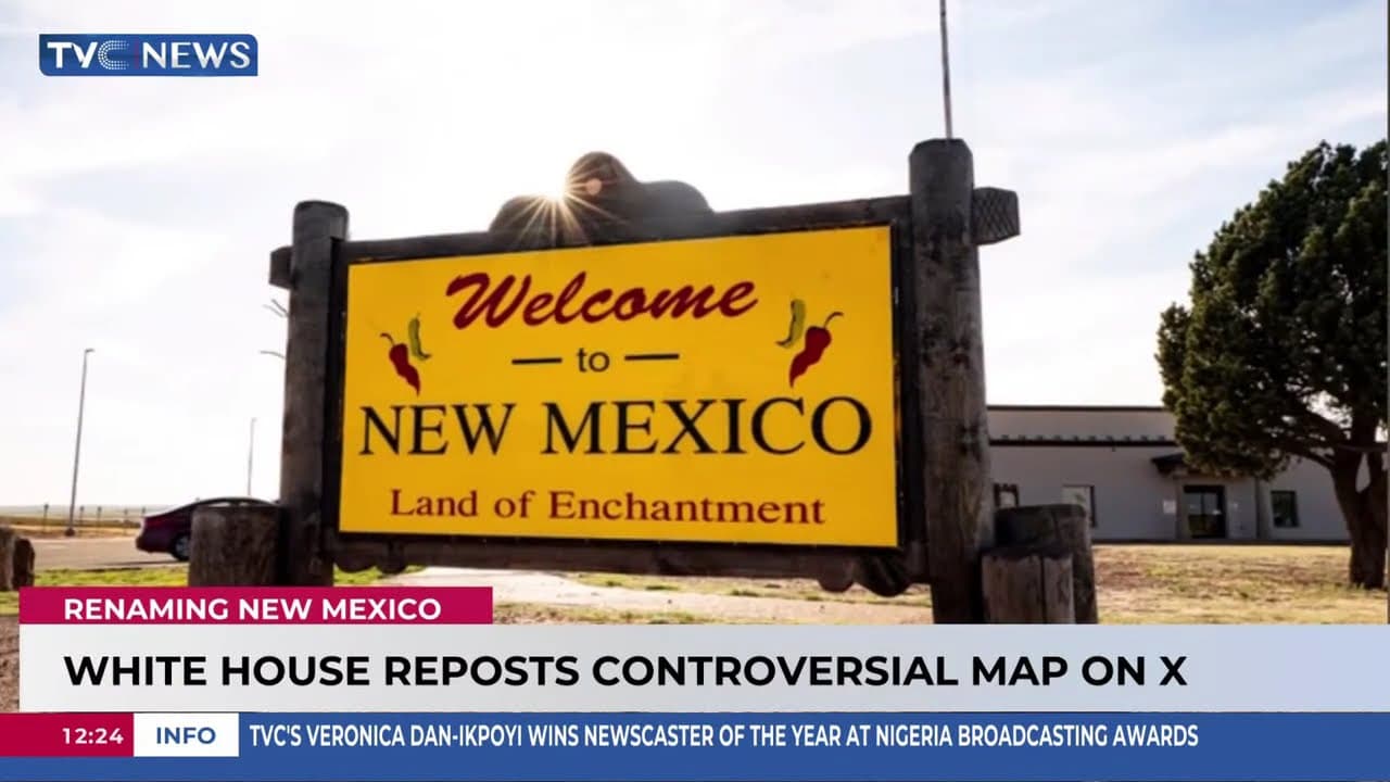 Renaming New Mexico | White House Reposts Controversial Map On X
