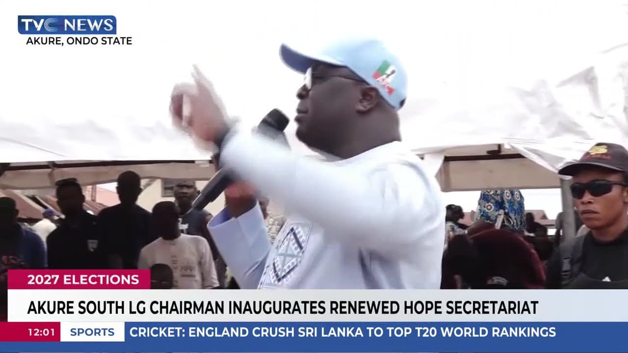Akure South LG Chairman Inaugurates Renewed Hope Secretariat