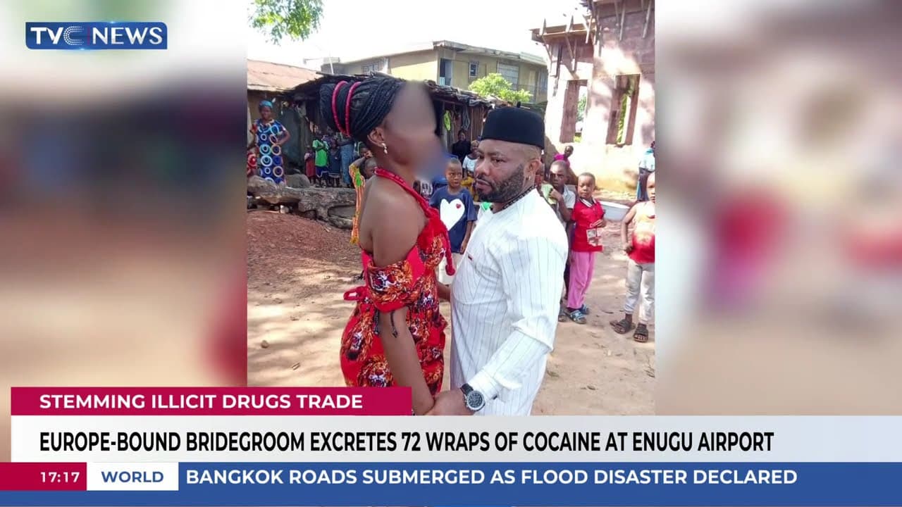 How Europe-Bound Bridegroom Excreted 27 Wraps of Cocaine at Enugu Airport