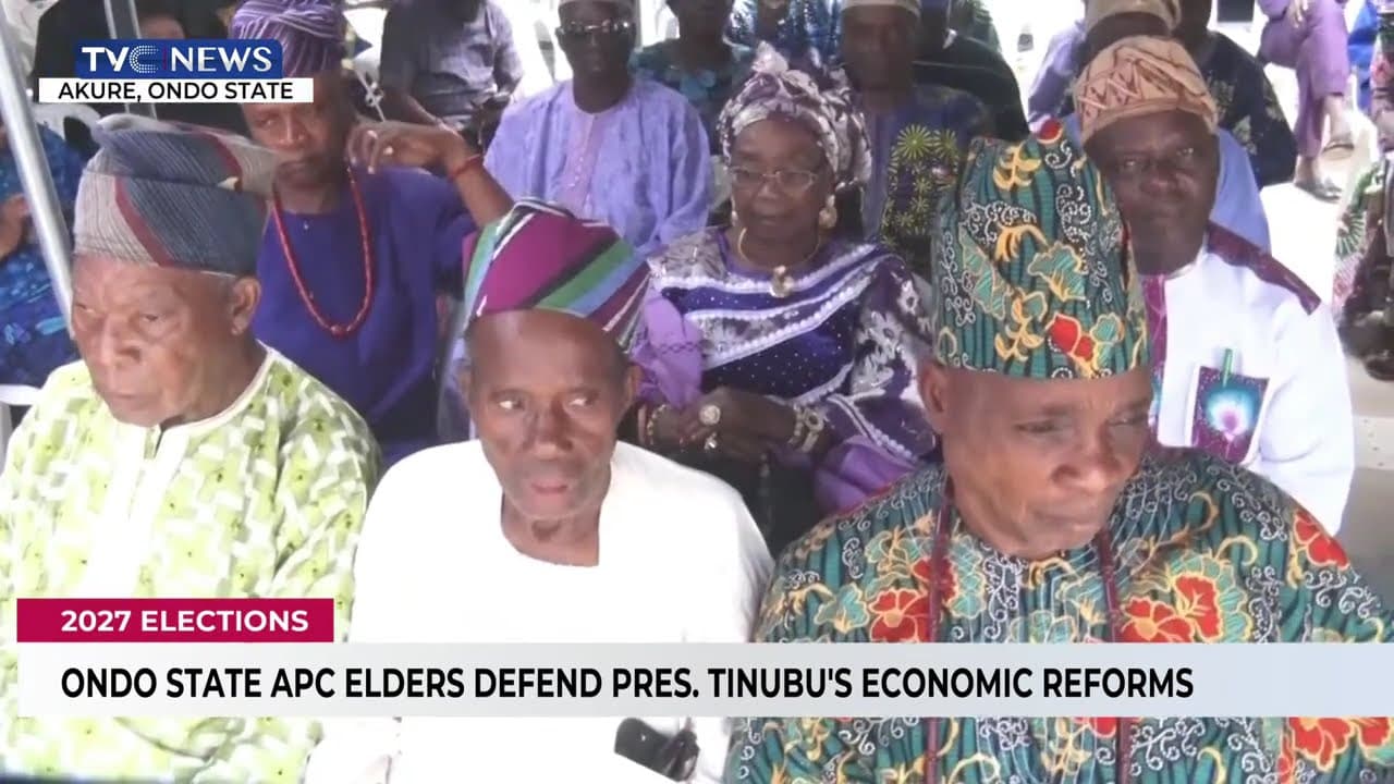 Ondo State APC Elders Defend Pres. Tinubu's Economic Reforms