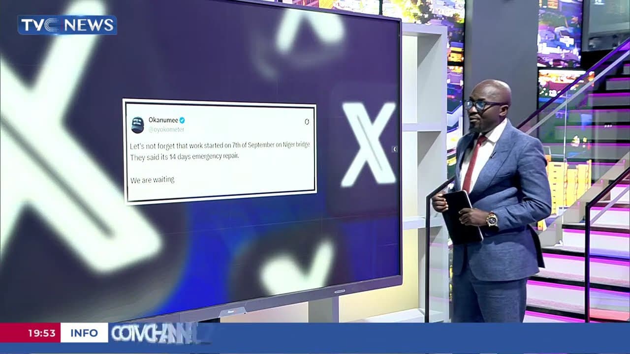 Today's Top Story: Nigerians React As FG Postpones Reopening Of First Niger Bridge