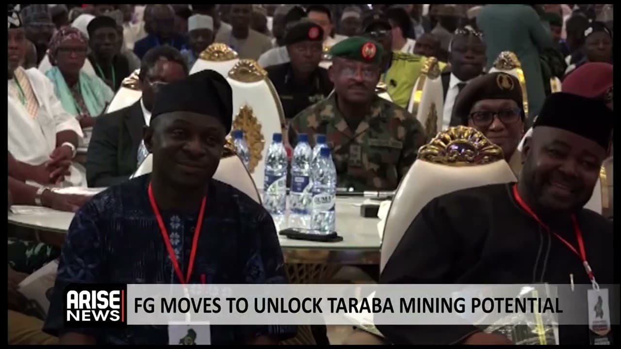 FG MOVES TO UNLOCK TARABA MINING POTENTIAL