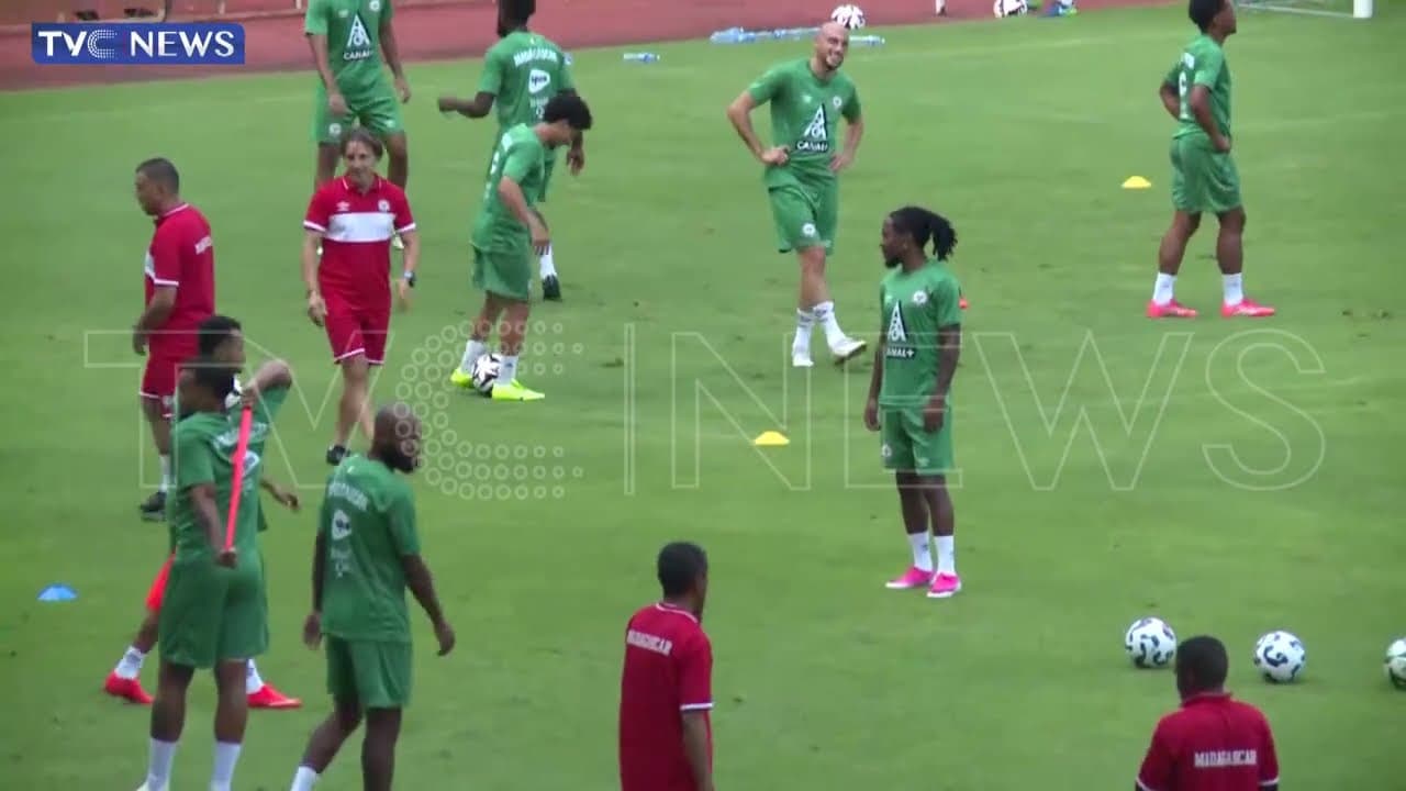 Nigeria, Magadascar Train Ahead AFCON Qualifier Clash In Uyo