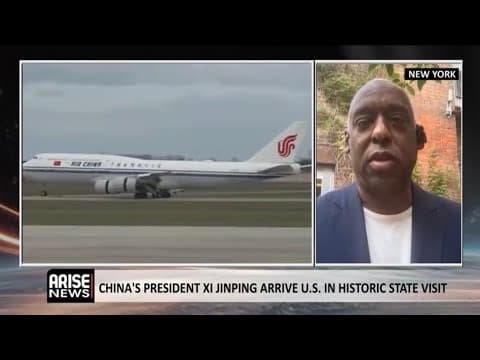 China’s President Xi Jonping Arrives U.S in Historic State Visit - Blue