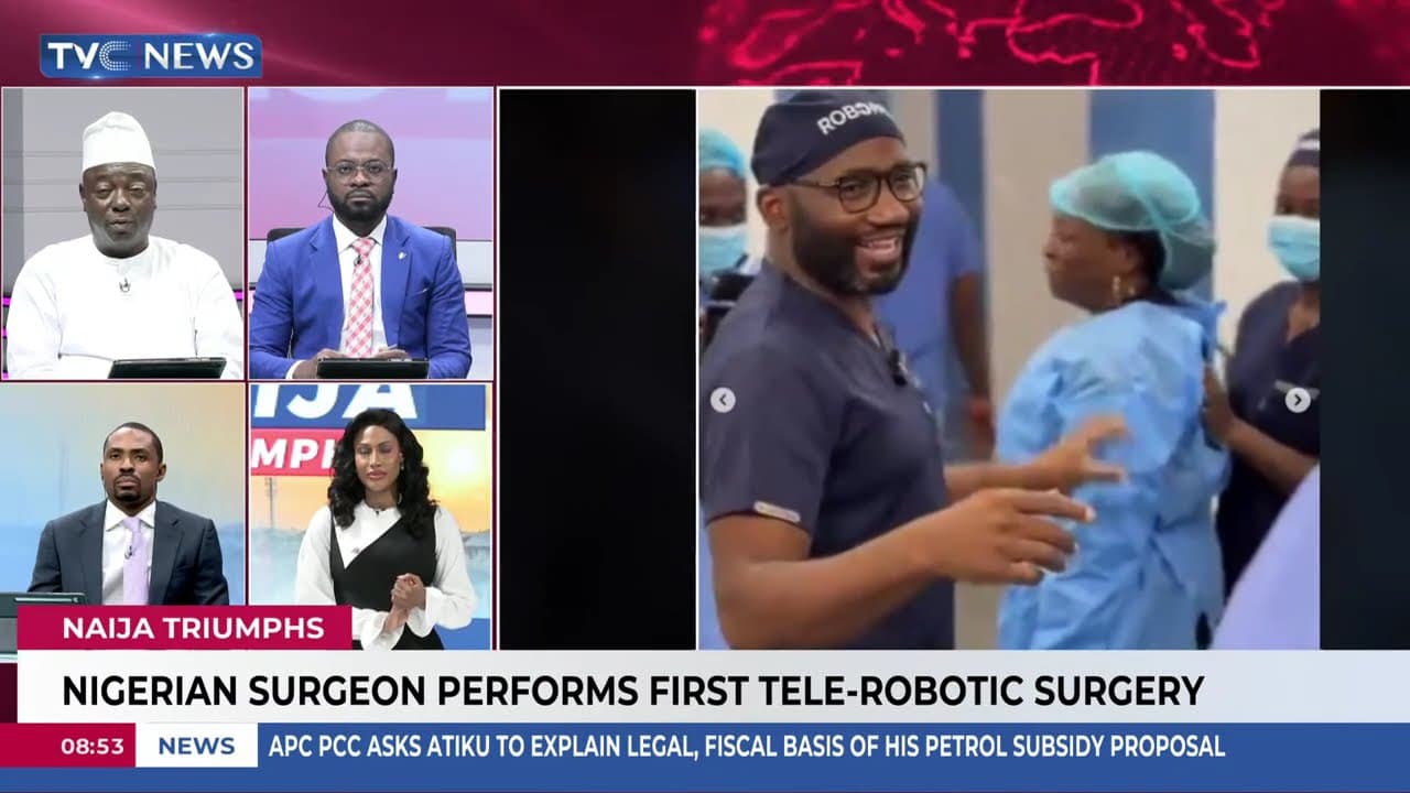 Naija Triumphs | Nigerian Surgeon Performs First Tele-Robotic Surgery